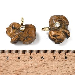 Natürliche Tigerauge geschnitzte Anhänger&nbsp;GG-CBA105B-03I-G