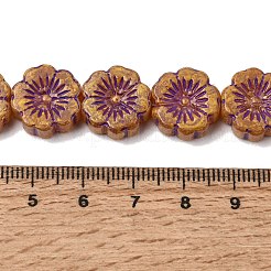 Perles en verre peintes&nbsp;GLAA-Z021-15