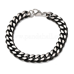 Bracelets à maillons cubains en acier inoxydable 304 pour hommes et femmes&nbsp;BJEW-C124-04A-02