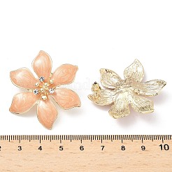 Legierung Rhinestone-Bolzenohrringe&nbsp;LS-EJEW-P310-02G-02