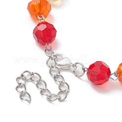 Charm-Armbänder aus Emaille-Legierung mit Regenbogenmotiv&nbsp;BJEW-JB10231