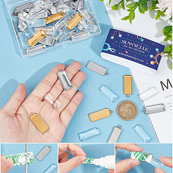 Kits para hacer colgantes rectangulares diy&nbsp;DIY-SC0033-97
