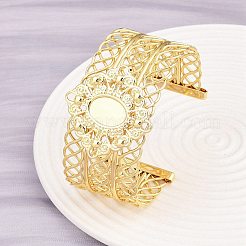 Herstellung von Manschettenarmbändern aus Edelstahl 304&nbsp;BJEW-P363-01G