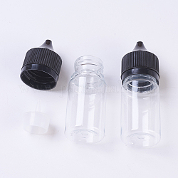 Spremere la bottiglia dell'olio di fumo dell'animale domestico, contagocce bottiglia vuota, chiaro, 3x8.7cm, capacità: 30 ml (1.01 fl. oz)