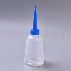 Des bouteilles en plastique de colle, bleu, 17 cm, capacité: 150 ml