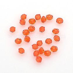 Austrian Crystal Beads, 5301 3mm, Bicone, Hyacinth, Size: about 3mm long, 3mm wide, Hole: 0.8mm