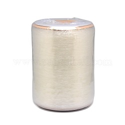 Korean Elastic Crystal Thread, DIY Jewelry Beading Stretch Cord Findings, Clear, 1mm, about 1093.61 yards(1000m)/roll