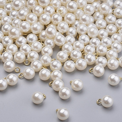 Pendentif perle acrylique&nbsp;X-IFIN-I031-01G-1