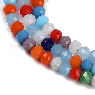 Ronds de perles de verre&nbsp;GLAA-C034-01A-1