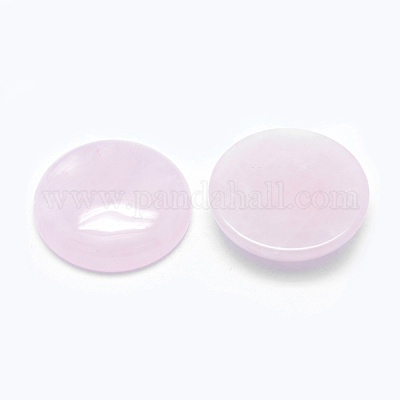 Rosa naturale cabochon di quarzo&nbsp;G-E492-F-02-1