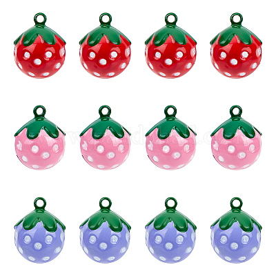 1/4 Christmas Colored Bells (12 pcs) 