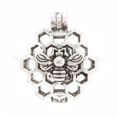 Pendentifs médaillon en alliage&nbsp;X-PALLOY-S062-55AS-1