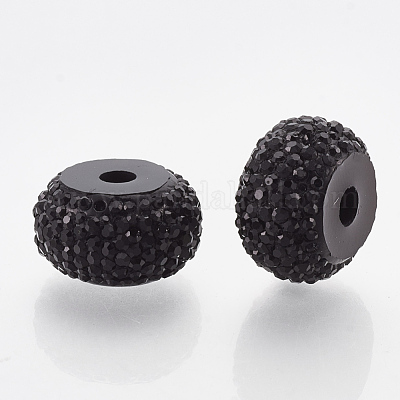 Harz Strass Perlen&nbsp;X-RESI-T020-01B-01-1