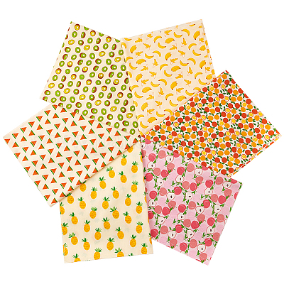 Shop GORGECRAFT 6pcs 20 x 16 Printed Fruits Cotton Fat Quarters Fabric  Bundle Squares Patchwork for DIY Sewing Scrapbooking Quilting for Jewelry  Making - PandaHall Selected