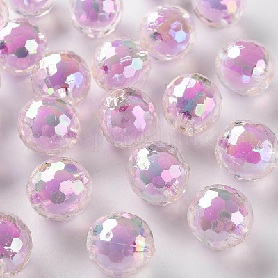 Perles en acrylique transparente&nbsp;TACR-S152-14B-A03-1