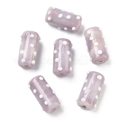 Perline irregolari fatte a mano in lampwork&nbsp;LAMP-G170-01B-1