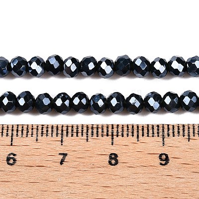 Chapelets de perles en verre électroplaqué&nbsp;EGLA-A034-P4mm-A29-1