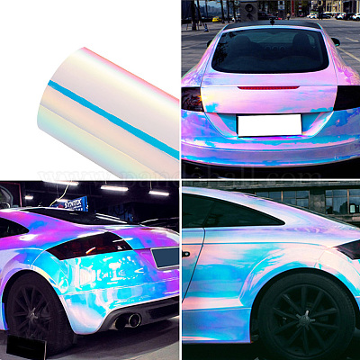 Car Styling Wrap Laser white Car Vinyl film Body Sticker Car Wrap