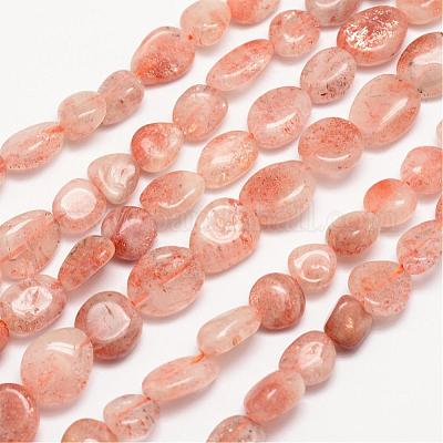 Natürliche sunstone Perlenstränge&nbsp;G-L459-05-1