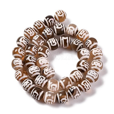 Perles de style tibétain&nbsp;G-U006-06B-01-1