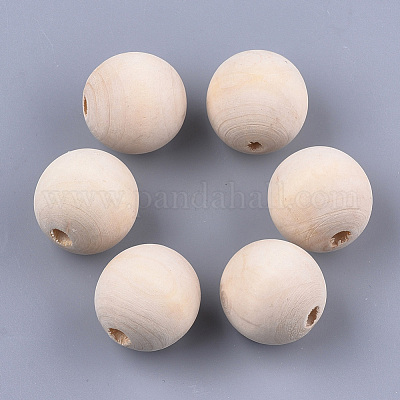 Perle di legno naturali&nbsp;WOOD-S055-03-1