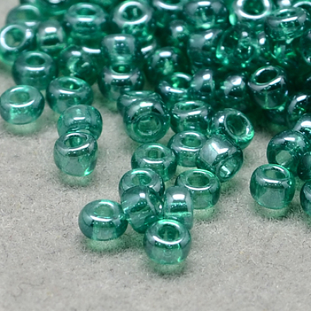 Perline di semi di vetro rotonde di grado 6/0 SEED-Q011-4mm-F520-1