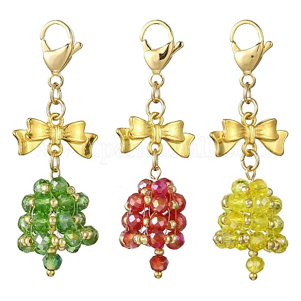 3 шт. подвески из стекла HJEW-MZ00311-1