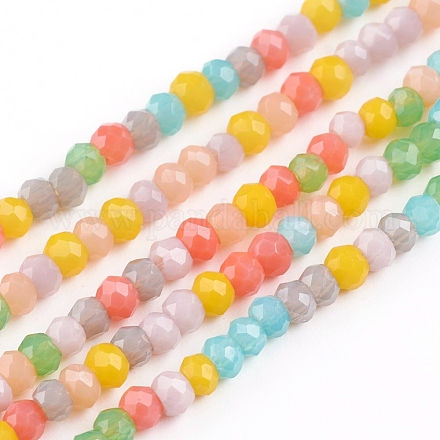Chapelets de perles en verre à facettes GLAA-G074-A01-1