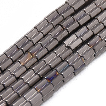 Electroplate Non-magnetic Synthetic Hematite Beads Strands G-T061-11B-1