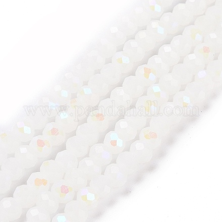 Electroplate Glass Beads Strands EGLA-A034-J1mm-L08-1