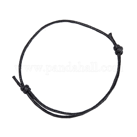 Waxed Cord Bracelet Making AJEW-JB00013-02-1