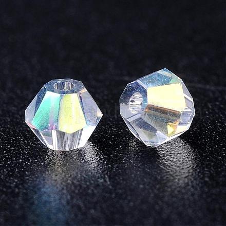Transparent Glass Beads GLAA-E019-4mm-43-1