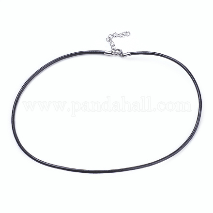 Fabrication de collier de corde de polyester NJEW-P227-01P-B-1
