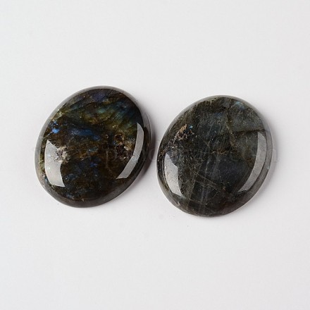 Естественно лабрадорита драгоценный камень овальной кабошоны X-G-J329-01-18x25mm-1
