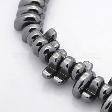 Electroplate Non-magnetic Synthetic Hematite Beads Strands G-J228-02-1