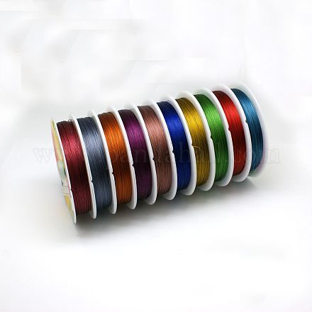 DIY Jewelry Thread Findings Colored Tiger Tail Wire TWIR-I001-0.3mm-M-1