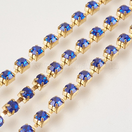 Cadenas de strass Diamante de imitación de bronce CHC-S14-06C-1