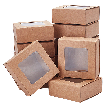 Коробка для ящиков из крафт-бумаги Benecreat CON-BC0001-38-1