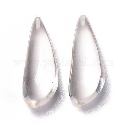 Perles de résine d'ambre d'imitation RESI-C005-03A-1