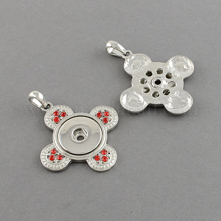 Pendentifs de boutons pour création de bijoux de bouton X-ALRI-R033-63D-1