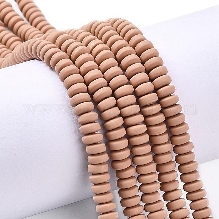 Handmade Polymer Clay Beads Strands X-CLAY-N008-008-126-1