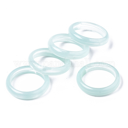 Transparent Resin Finger Rings RJEW-T013-004-F02-1