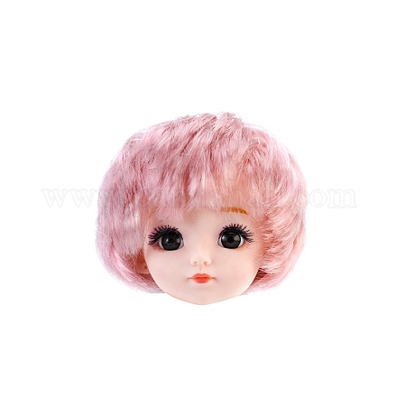 Пластиковая голова куклы PW-WG34033-06-1