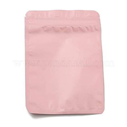 プラスチック包装のジップロック袋  トップセルフシールパウチ  長方形  ピンク  15x10.5x0.15cm  片側の厚さ：2.5ミル（0.065mm） OPP-K001-01B-01-1