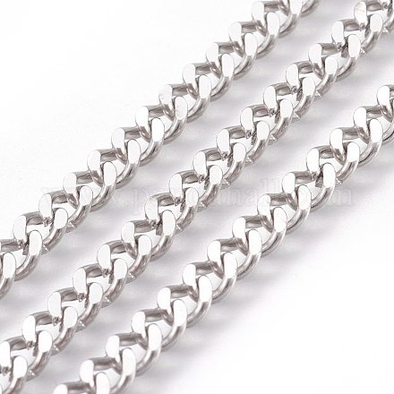 304 Stainless Steel Twisted Chains Curb Chain CHS-R001-1.2mm-1