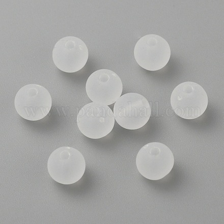Granos de la bola de acrílico transparente FACR-R021-6mm-16-1