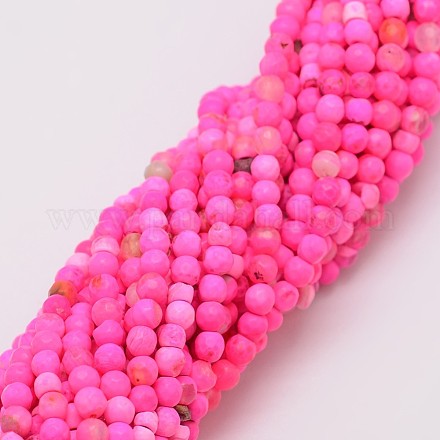 Natural Fire Crackle Agate Beads Strands X-G-G882-4mm-B04-5-1