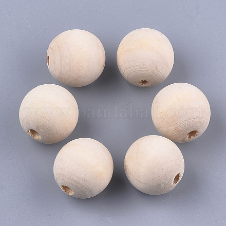 Perle di legno naturali WOOD-S055-03-1