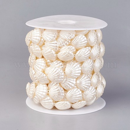 Cordons de perles d'imitation OCOR-WH0021-01-1