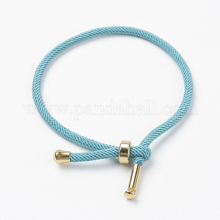 Bracelet en coton avec cordon torsadé MAK-L012-01-1